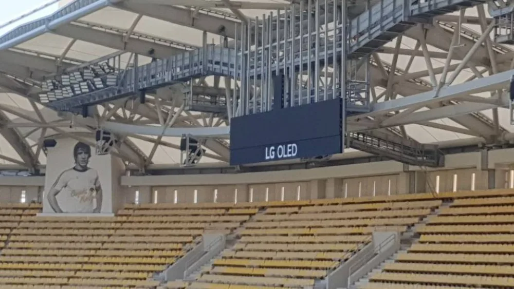 LG: Έναρξη εργασιών για την τοποθέτηση των scoreboards στο νέο γήπεδο της ΑΕΚ