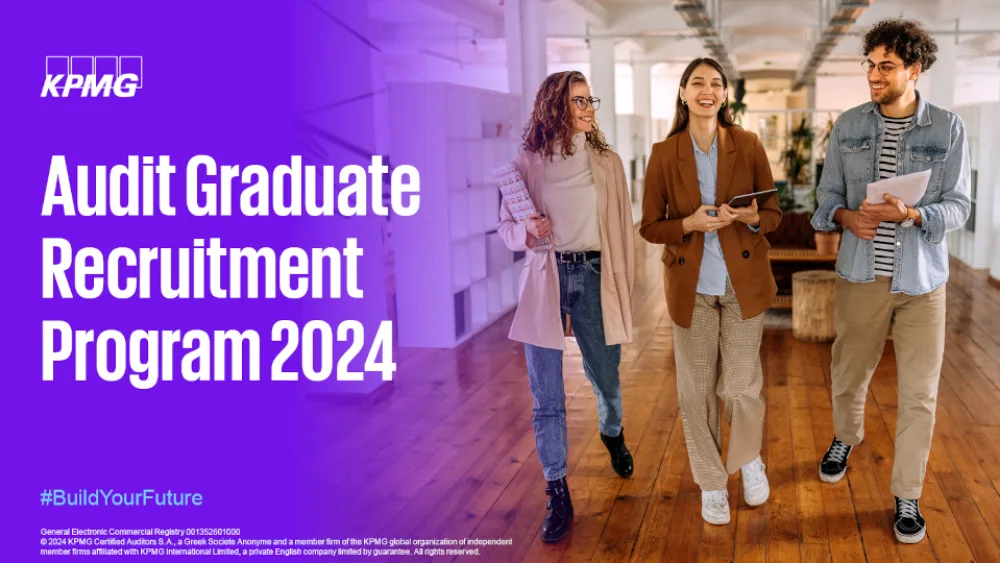 Το KPMG Audit Graduate Recruitment Program μόλις ξεκίνησε για το έτος 2024
