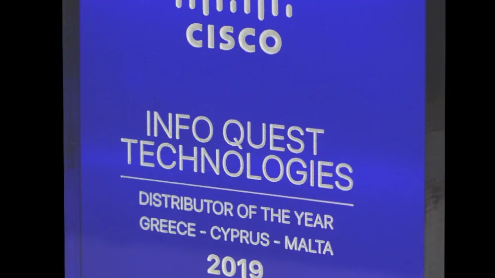 H Ιnfo Quest Technologies «Cisco Distributor of the Year 2019»