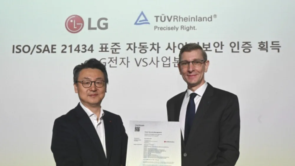Η LG πρωτοπορεί στην ασφάλεια λογισμικού αυτοκινήτου