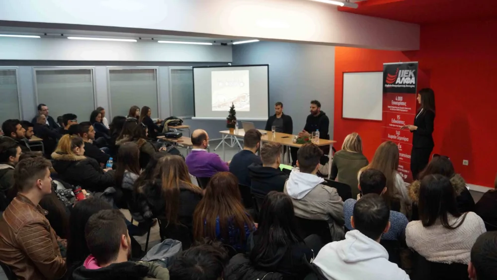 Μαθήματα ζωής από δύο μεγάλους αθλητές στο ΙΕΚ ΑΛΦΑ Θεσσαλονίκης