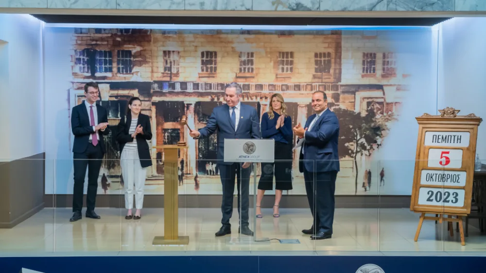 ​ΧΑ: Ring the Bell for Financial Literacy - Πανηγυρική έναρξη συνεδρίασης από τον καθ. Νικ. Φίλιππα​