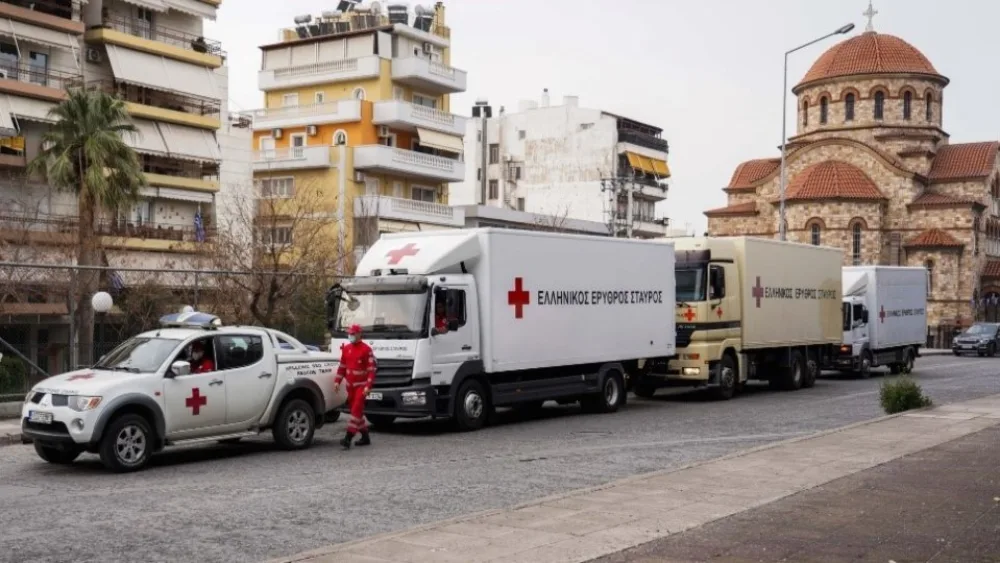 Ερυθρός Σταυρός: Αποστολή 40 τόνων ανθρωπιστικής βοήθειας στην Τουρκία