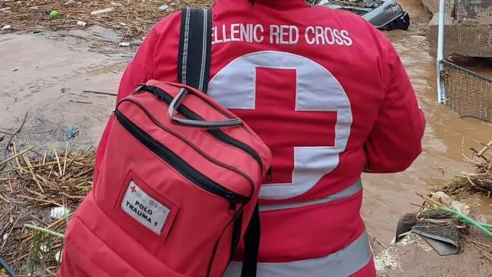 Ο Ερυθρός Σταυρός στο πλευρό των πληγέντων από τις καταστροφικές πλημμύρες στην Κρήτη