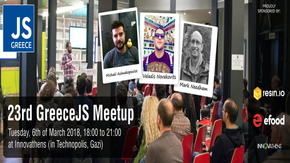 Έρχεται το 23ο GreeceJS MeetUp