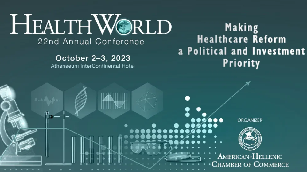 Στις 2 και 3 Οκτωβρίου το 22ο Συνέδριο HealthWorld - Making Healthcare Reform a Political and Investment Priority