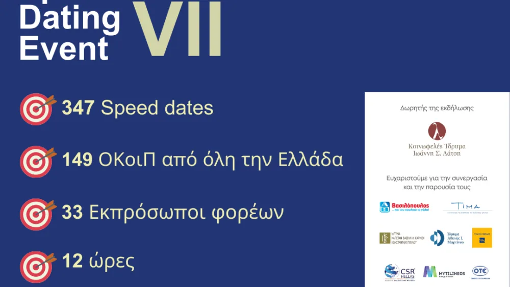7ο HIGGS Donors Speed Dating Event
