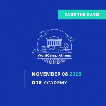Το WordCamp Athens 2025 επιστρέφει στις 8 Νοεμβρίου στο OTE Academy
