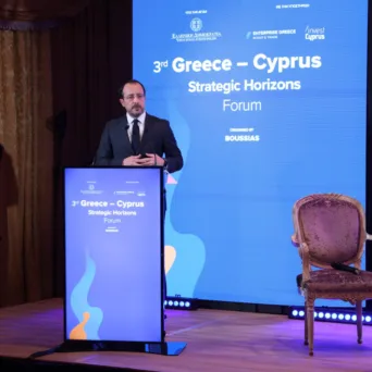 Χριστοδουλίδης: «Τεράστιες οι επιχειρηματικές ευκαιρίες μεταξύ Κύπρου και Ελλάδος - Υπάρχουν προοπτικές που πρέπει να αξιοποιηθούν περισσότερο»