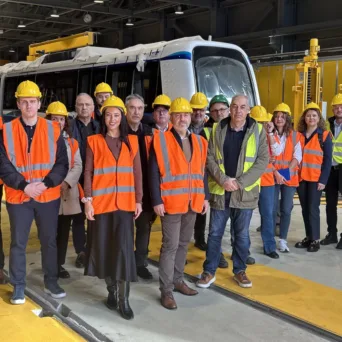 Η Επιτροπή Αστικής Ευθύνης και Επαγγελματικών Ευθυνών της ΕΑΕΕ επισκέφτηκε το έργο του Μετρό Θεσσαλονίκης