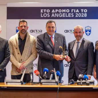 O Όμιλος AKTOR Χρυσός Χορηγός της Ελληνικής Ολυμπιακής Επιτροπής έως τους Ολυμπιακούς Αγώνες Los Angeles 2028