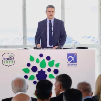 Χρίστος Δήμας: Η πρωτοβουλία “Route 2025” εξασφαλίζει την ενεργειακή αυτονομία του Αερολιμένα «Ελευθέριος Βενιζέλος»