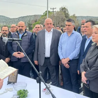 Χ. Δήμας: «Δίνουμε στην κυκλοφορία τη νέα Γέφυρα στο Αλιγαρόρεμα και κλείνουμε μια πληγή από τον "Daniel"»