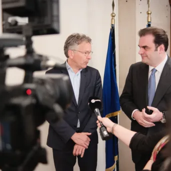 Γερούν Ντάισελμπλουμ: «Με κάνει περήφανο ότι ο Έλληνας Υπουργός Οικονομικών προεδρεύει πλέον του Eurogroup»