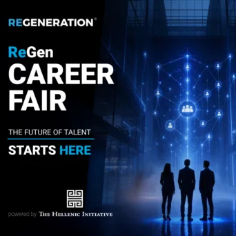 Το ReGeneration παρουσιάζει το πρώτο ReGen Career Fair powered by The Hellenic Initiative, στις 26 Οκτωβρίου 2026
