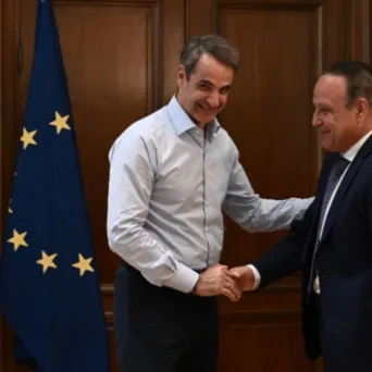 Μητσοτάκης – Αγγελούδης: Στο «τραπέζι» η ανάπλαση της ΔΕΘ και το χρονοδιάγραμμα του μεγάλου έργου