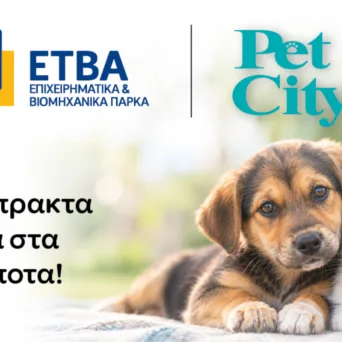 ΕΤΒΑ ΒΙΠΕ και Pet City ενώνουν τις δυνάμεις τους και στέκονται έμπρακτα κοντά στα αδέσποτα