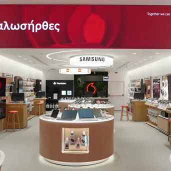 Νέο κατάστημα εγκαινιάζει η Vodafone στο The Mall Athens