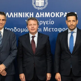 Η πολιτική ηγεσία του Υπ. Υποδομών και Μεταφορών σε συνάντηση με τον Ισπανό υφυπ. Μεταφορών και Βιώσιμης Κινητικότητας