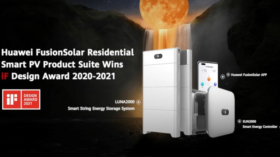 ​Διάκριση στα iF Design Award για τα Huawei FusionSolar Residential Smart PV​​