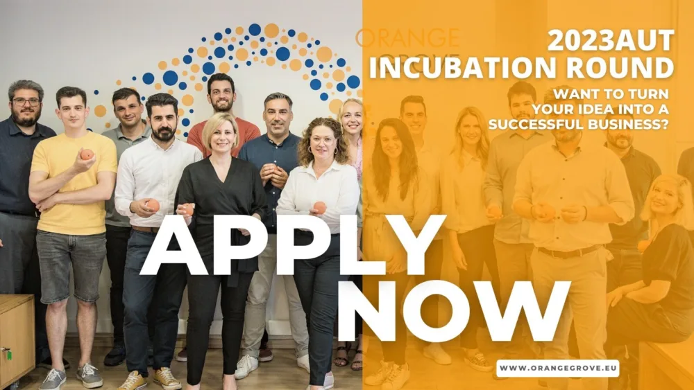 Ξεκινούν οι αιτήσεις υποβολής για το νέο κύκλο Incubation του Orange Grove