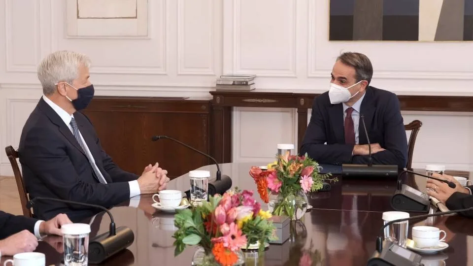 Η JPMorgan παρουσιάζει τη στρατηγική της για την Ελλάδα, σε συνάντηση με τον Μητσοτάκη