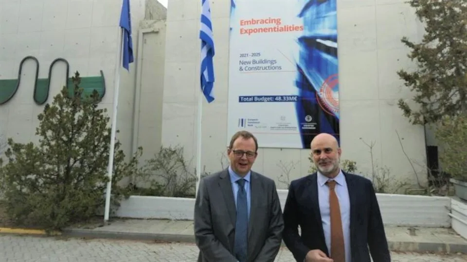 Επίσκεψη του Αντιπροέδρου της Ευρωπαϊκής Τράπεζας Επενδύσεων στον Δημόκριτο