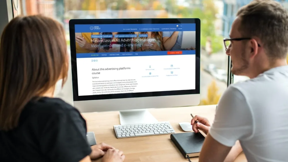 E-Learning Masterclass in All Advertising Managers by Knowcrunch