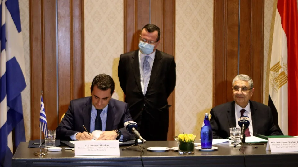 Υπεγράφη το Μνημόνιο για την ηλεκτρική διασύνδεση Ελλάδας - Αιγύπτου​