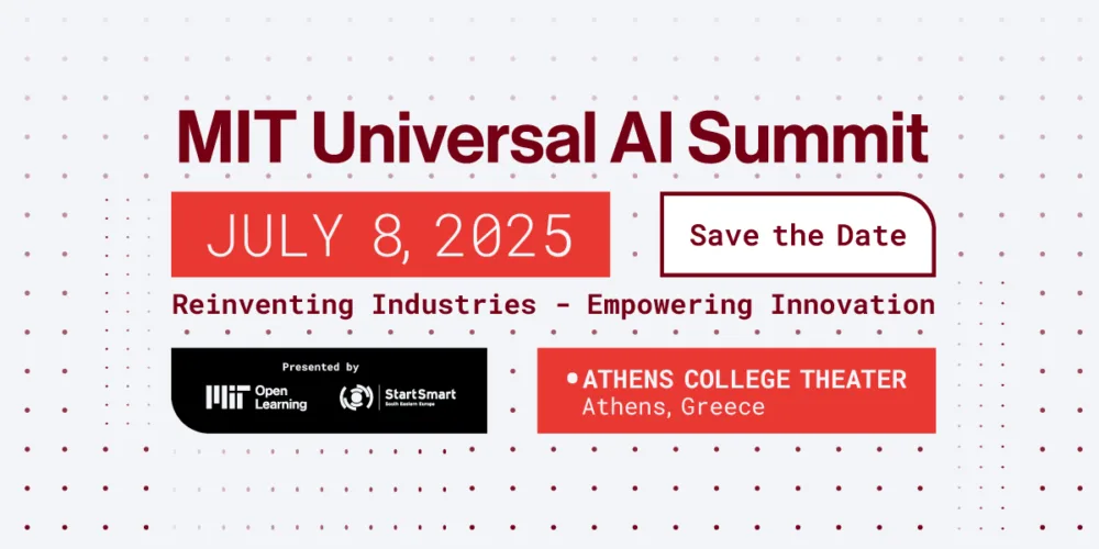 Το MIT έρχεται στην Αθήνα και φέρνει μαζί του την Τεχνητή Νοημοσύνη