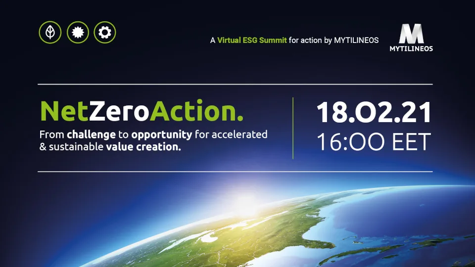 ​Net Zero Action: Το 1ο ​διαδικτυακό συνέδριο της Mytilineos για τους δείκτες ESG