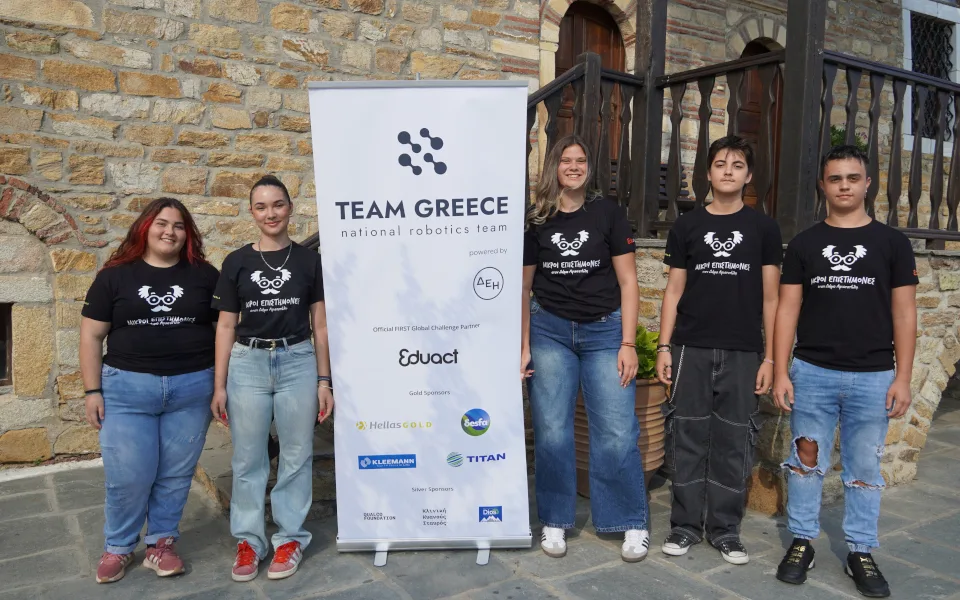 Πέντε μαθητές και μαθήτριες του Δήμου Αριστοτέλη εντάσσονται στην Εθνική Ομάδα Ρομποτικής FIRST Global Challenge