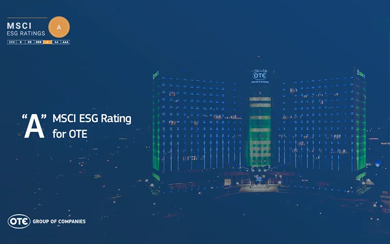 «A» για τον ΟΤΕ στην αξιολόγηση MSC ESG Ratings
