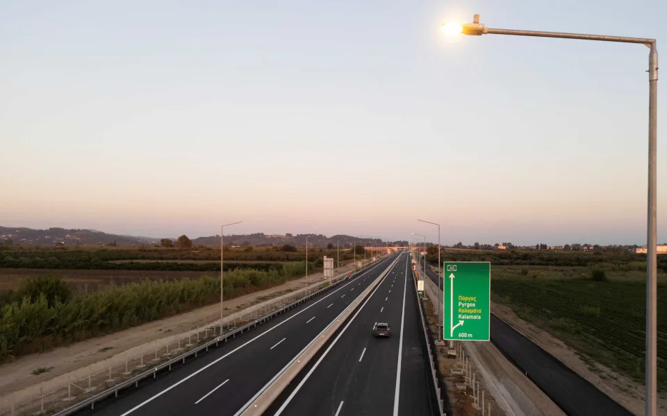 Ολυμπία Οδός: Σε λειτουργία από 1/8 το τμήμα από Καμίνια - Πύργο του νέου αυτοκινητόδρομου Πατρών - Πύργου