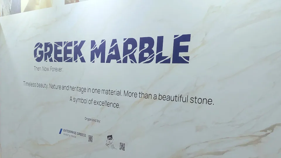 Το Ελληνικό Μάρμαρο με τη στήριξη της Enterprise Greece στην κορυφαία έκθεση μαρμάρου και φυσικών πετρωμάτων