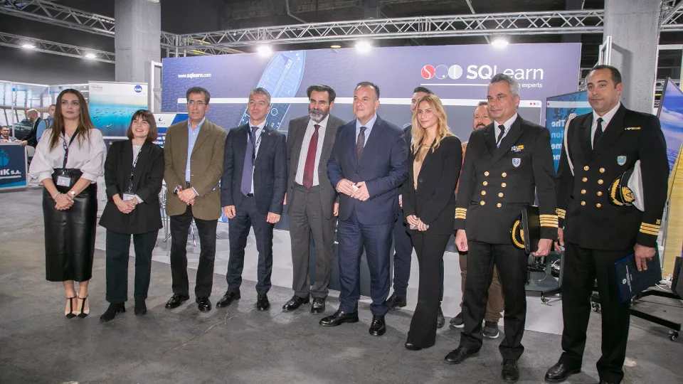 Τις καινοτόμες υπηρεσίες της παρουσίασε η SQLearn στην Έκθεση «Embracing Sustainability & Innovation in Shipping»