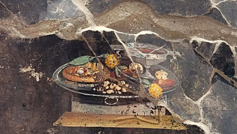 Μια πίτσα 2000 ετών βρέθηκε στην Πομπηία