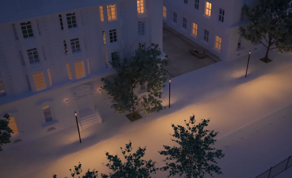 Νέος φωτισμός στη Διονυσίου Αρεοπαγίτου με την υπογραφή της Ελευθερίας Ντεκώ