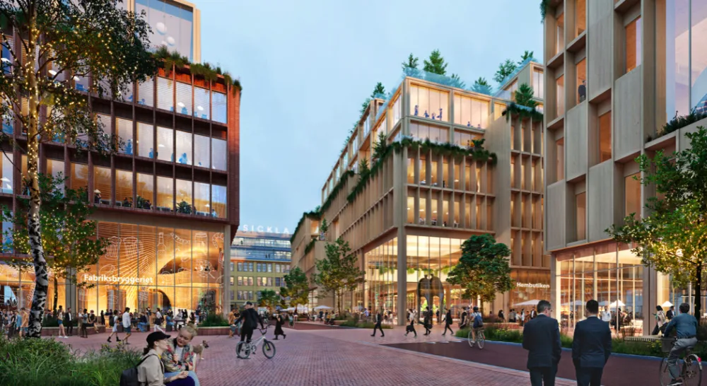 Stockholm Wood City: Μια σύγχρονη συνοικία από ξύλο αλλάζει τα όρια της βιώσιμης αρχιτεκτονικής
