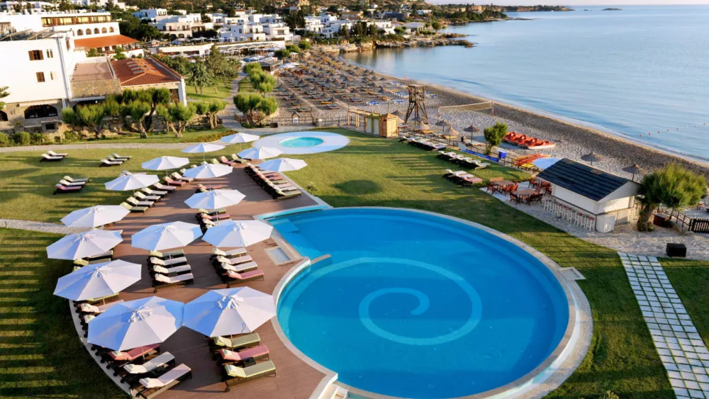 Η παραλία Καστρί/ Creta Maris Αειφόρα Παραλία της Μεσογείου