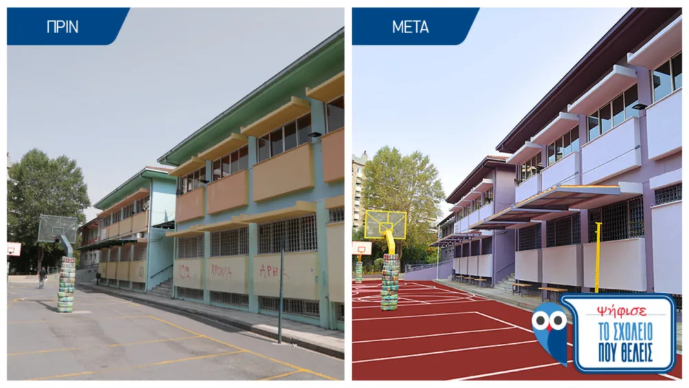 Ακόμη ένα σχολείο στη Θεσσαλονίκη θα γίνει  «Το Σχολείο που θέλεις» από την Coca-Cola Τρία Έψιλον το φετινό καλοκαίρι [video]