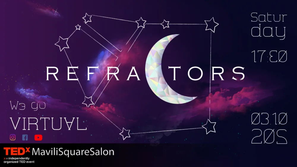 Refractors: ​Το πρώτο online event, πανελλήνιας εμβέλειας της TEDxMaviliSquareSalon​