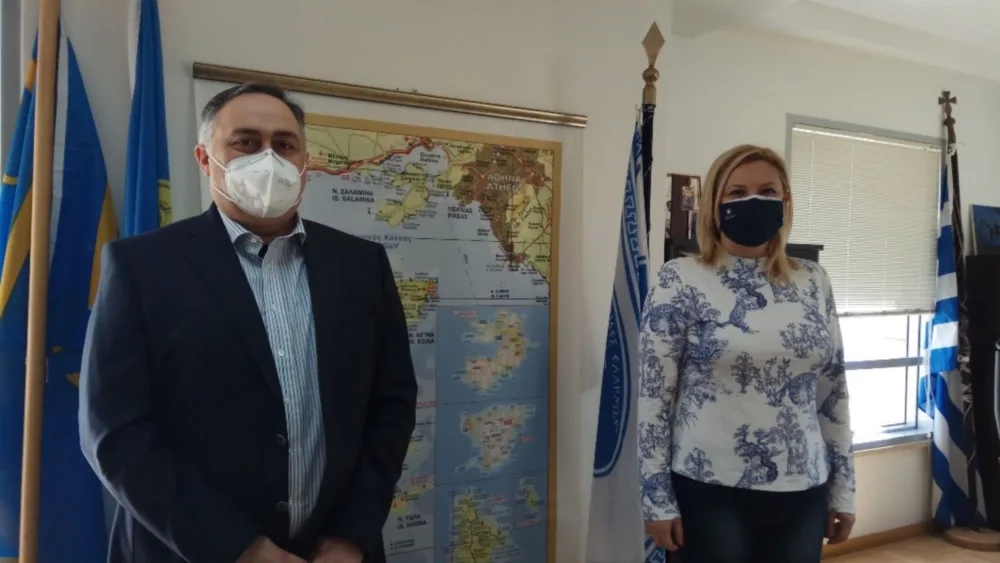 Συνάντηση του Προέδρου ΒΕΠ με την Αντιπεριφερειάρχη Π.Ε. Νήσων