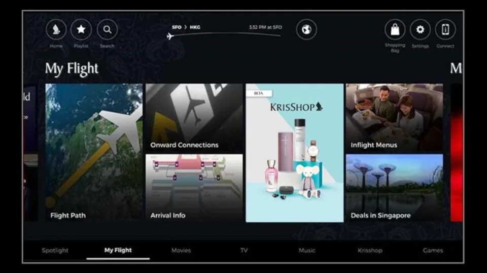 Δυνατότητα ηλεκτρονικών αγορών την ώρα της πτήσης από τη Singapore Airlines