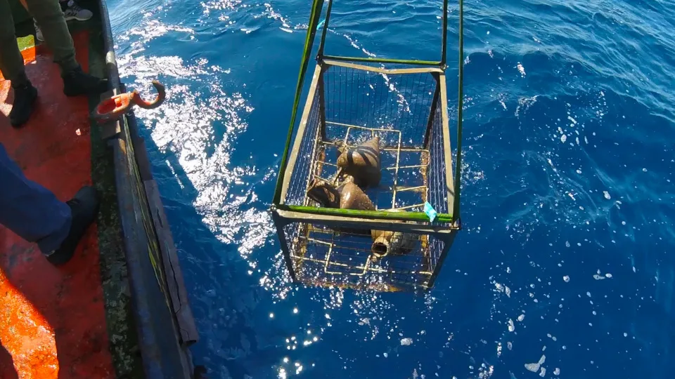 Τι έδειξε η αρχαιολογική έρευνα στο ναυάγιο κλασικών χρόνων στο στενό Κυθήρων-Νεάπολης