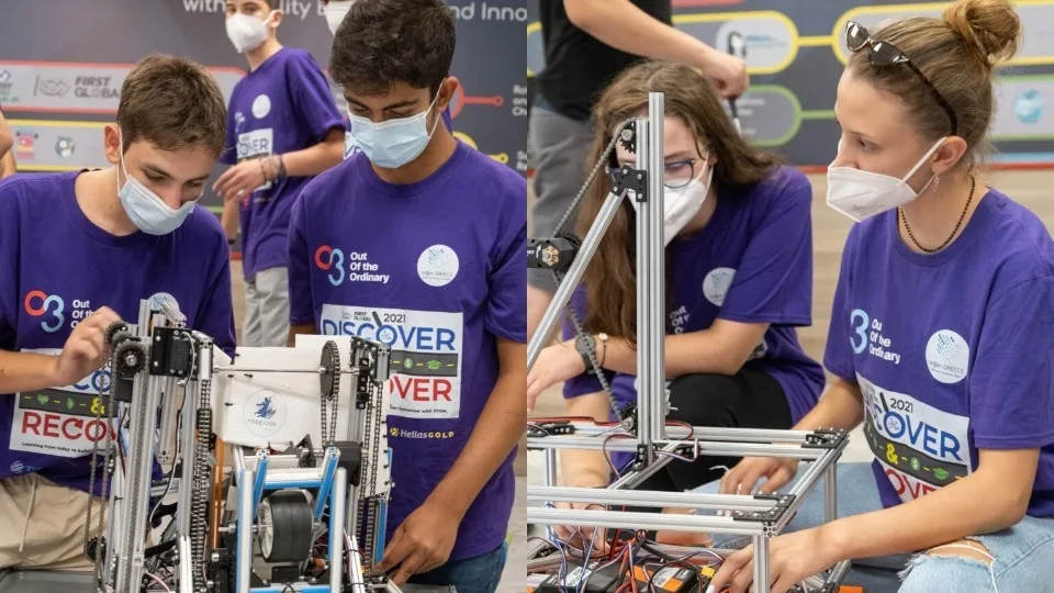 Τριπλή ελληνική διάκριση στην Ολυμπιάδα Ρομποτικής «FIRST GLOBAL Challenge»