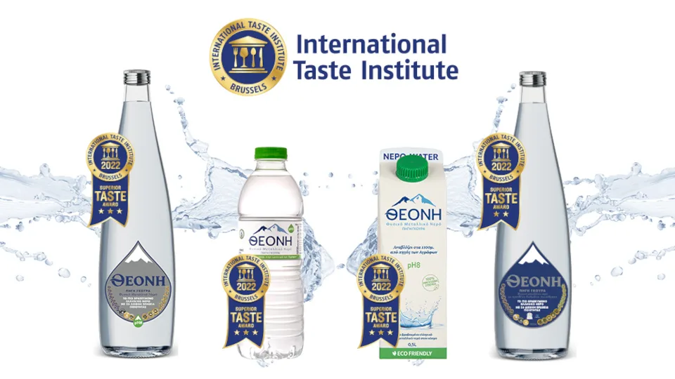 Νερό Θεόνη: 4 νέες χρυσές βραβεύσεις από το International Taste Institute​