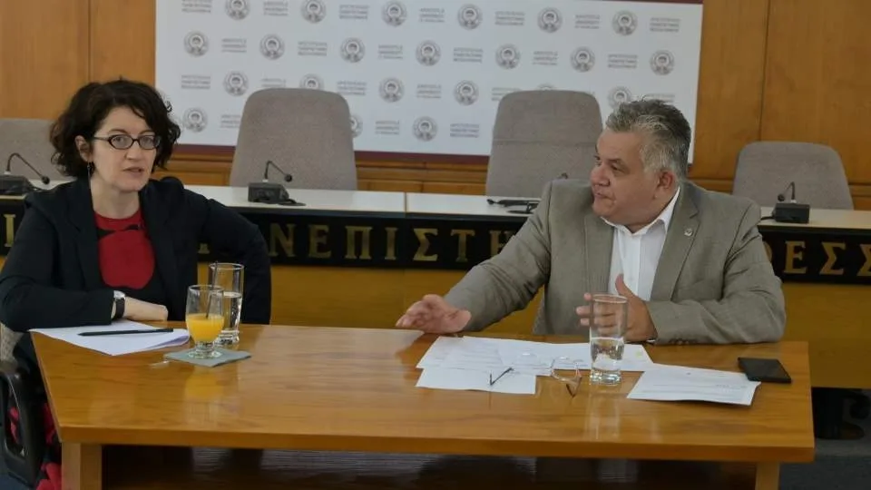 Συνάντηση του Πρύτανη του ΑΠΘ με την Πρέσβειρα της Ιρλανδίας