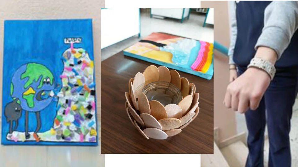 Τhe recyclers: Μαθητές του ΓΕΛ Καρέα υιοθετούν την κυκλική οικονομία και δίνουν «ζωή» σε άχρηστα υλικά.