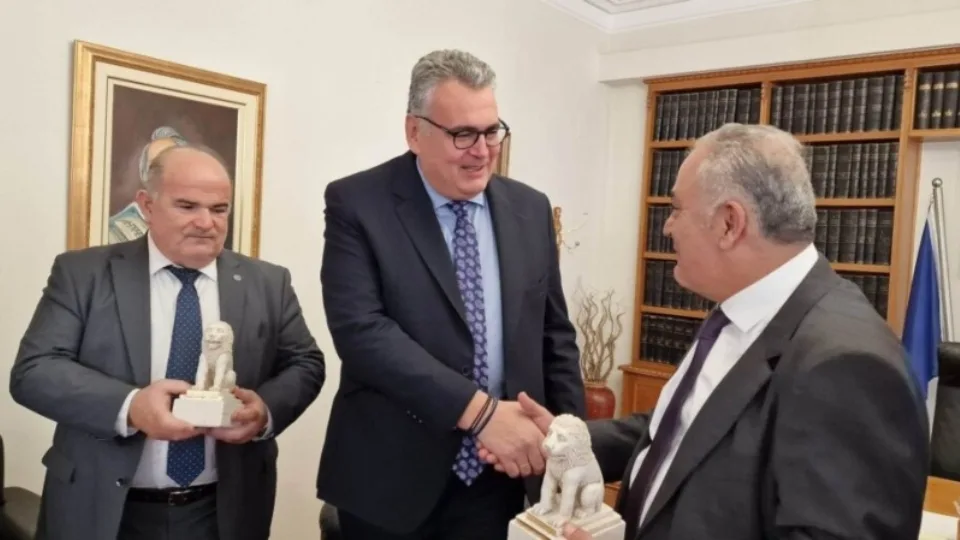 Επίσκεψη του προέδρου της ΓΣΕΒΕΕ στις Σέρρες